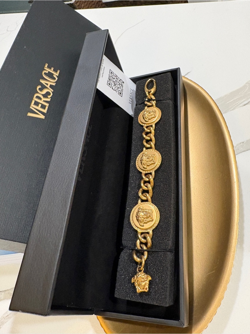 Versace Gold Medusa Bracelet